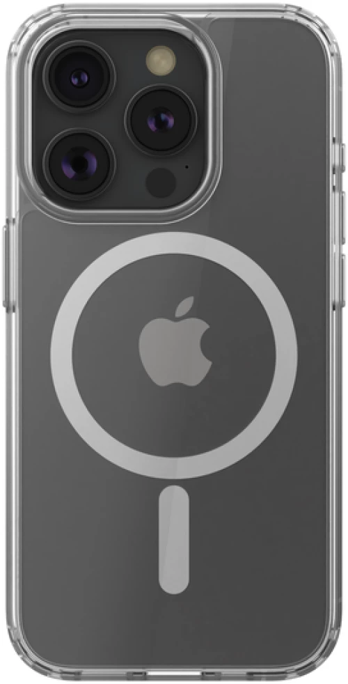 Belkin MSA021btCL SheerForce Magnetic Anti-Microbial Protective Case for iPhone 15 Pro - clear