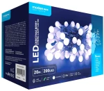 Modee Χριστουγεννιάτικα Λαμπάκια LED Τυπού Berry με Βύσμα (200LED/20m/10cm) Ψυχρό Λευκό