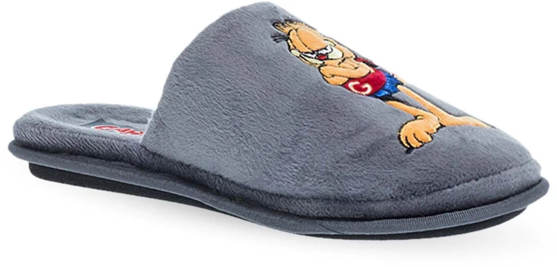 PAREX Ανδρικές Παντόφλες Σπιτιού Garfield 10132082.GR Γκρί 133752