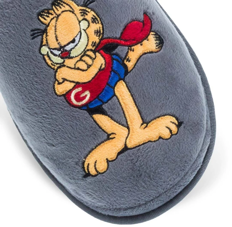 PAREX Ανδρικές Παντόφλες Σπιτιού Garfield 10132082.GR Γκρί 133752