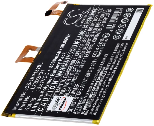 Μπαταρία για Tablet Lenovo Tab P11 Pro, TB-J706, Type L22D2P31 8000mAh/31Wh