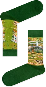 Ανδρικές Κάλτσες ''Bridge Over A Pond Of Water Lilies'' Claude Monet