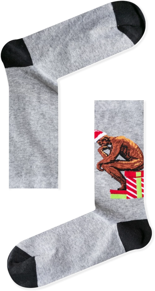 Unisex Κάλτσες The Thinker Festive