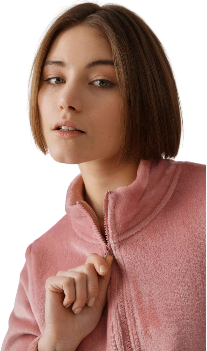 Fleece Ζακέτα Minerva – 100% Πολυεστέρας Ροζ 52703-639