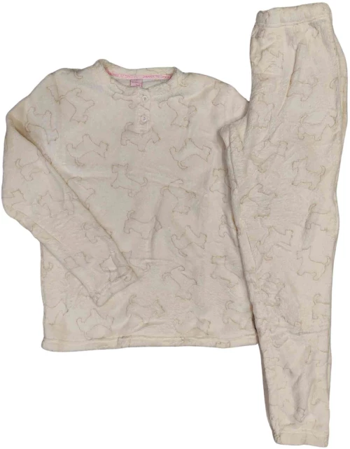 Γυναικείες Πυτζάμες Fleece Εκρού 1919