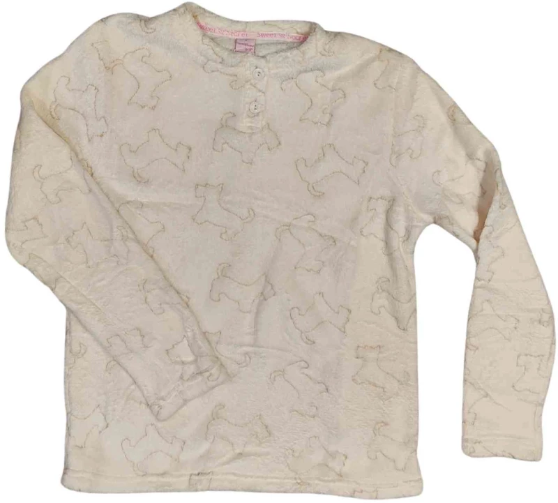 Γυναικείες Πυτζάμες Fleece Εκρού 1919