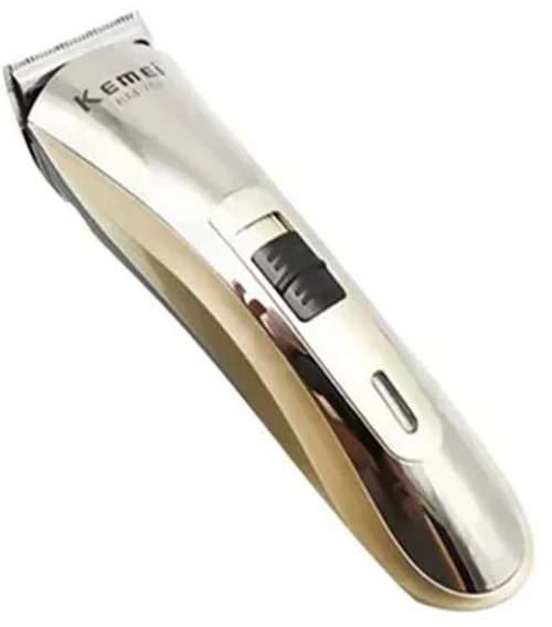 Επαναφορτιζόμενη Κουρευτική Μηχανή Kemei Χρυσό – Επαγγελματική και Αθόρυβη KM-758