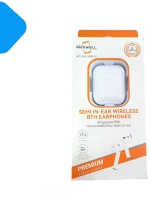 Ασύρματα Ακουστικά In-ear Bluetooth Handsfree με Θήκη Φόρτισης Maxwell MXB-01 Λευκά