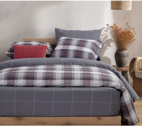 ΣΕΝΤΟΝΙΑ ΥΠΕΡΔΙΠΛΑ ΣΕΤ 4ΤΕΜ (RACKET DENIM) - NEF NEF RACKET DENIM / 100% ΒΑΜΒΑΚΙ