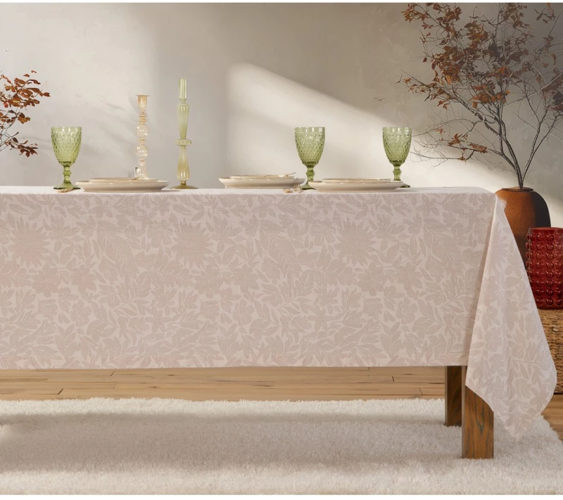 ΤΡΑΠΕΖΟΜΑΝΤΗΛΟ 150x250 (ISSUAL BEIGE) - NEF NEF ISSUAL BEIGE / 100% ΒΑΜΒΑΚΙ