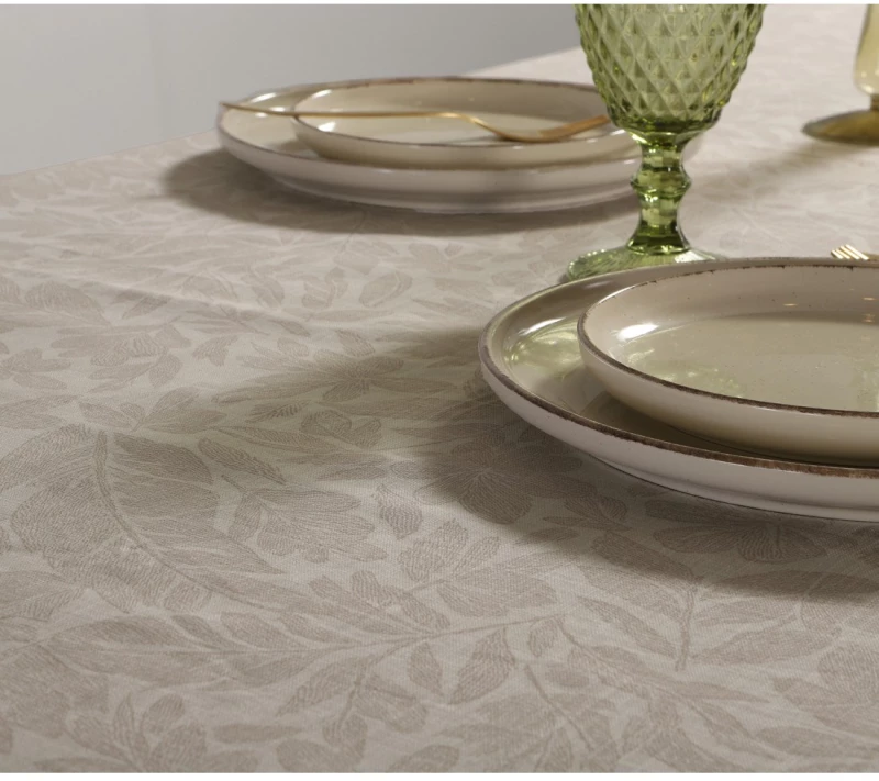 ΤΡΑΠΕΖΟΜΑΝΤΗΛΟ 150x250 (ISSUAL BEIGE) - NEF NEF ISSUAL BEIGE / 100% ΒΑΜΒΑΚΙ