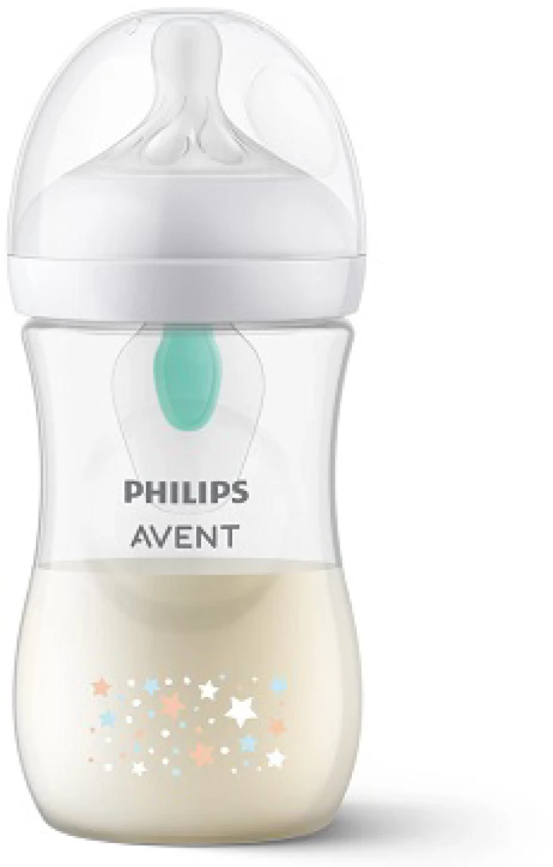 Philips Avent Μπιμπερό Natural Response με αεραγωγό Airfree Stars 3-6m 260ml