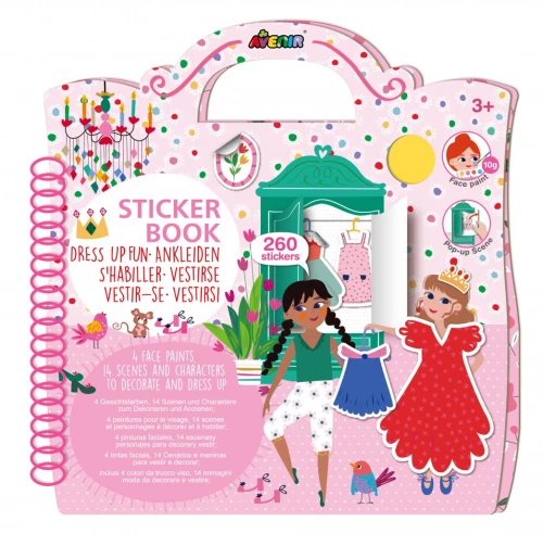 Avenir Sticker Book Dress Up Fun