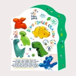 Haku Yoka Κηρομπογιές Dino Finger Crayons - 6 Χρώματα
