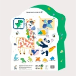 Haku Yoka Κηρομπογιές Dino Finger Crayons - 6 Χρώματα