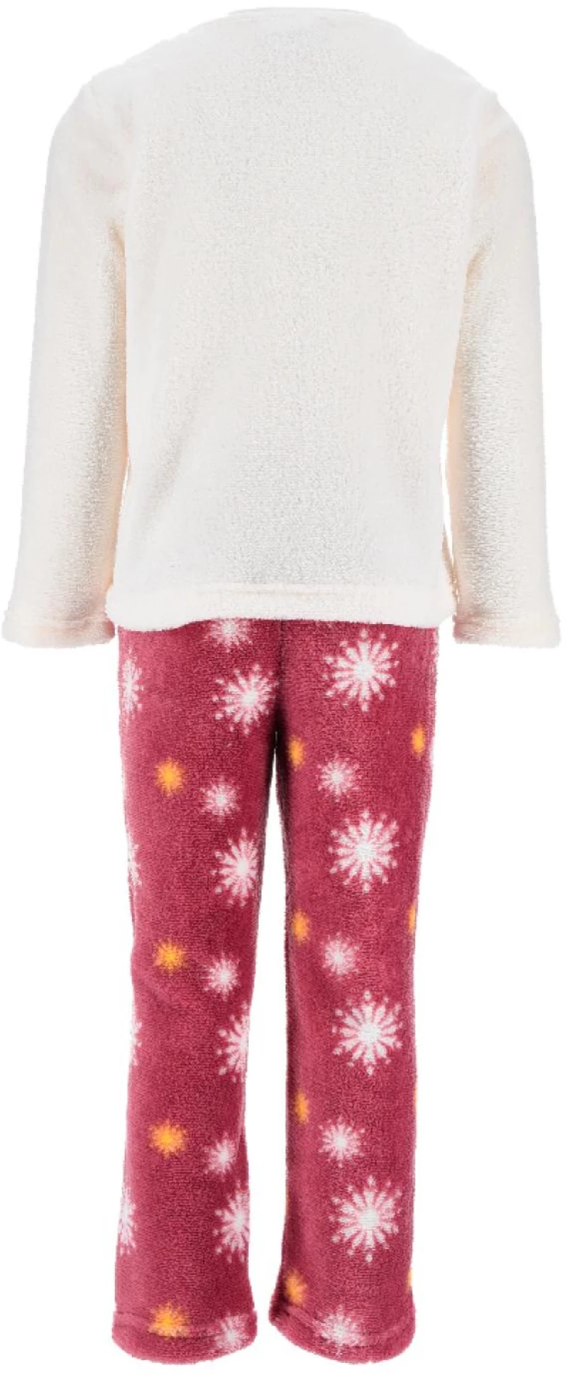 Πυτζάμα κορίτσι Fleece " Frozen Elsa " Εκρού