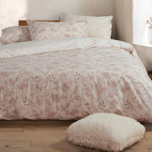 Σεντόνια Carena Με Λάστιχο (Σετ 4τμχ) Light Grey Nef-Nef Homeware King Size 180x235cm 100% Βαμβάκι