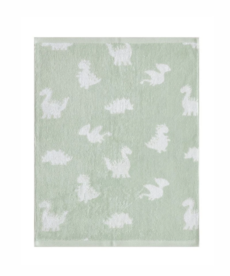 Πετσέτα Βρεφική Saurus Green Kentia Προσώπου 46x60cm 100% Βαμβάκι