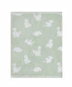 Πετσέτα Βρεφική Saurus Green Kentia Προσώπου 46x60cm 100% Βαμβάκι