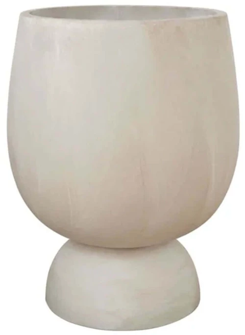 Κασπώ Πήλινο 06-23631 Φ35x45cm Off White Marhome Πηλός