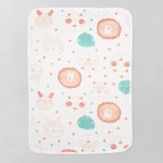 Σελτεδάκι Βρεφικό Αδιάβροχο Puffie Pink Nima 55x75cm 100% Βαμβάκι