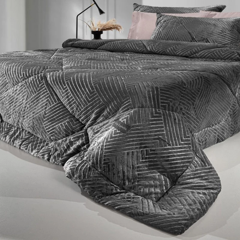 Πάπλωμα York Anthracite Guy Laroche Υπέρδιπλo 220x240cm Πολυέστερ