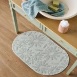 Πατάκι Μπάνιου Camilo 22 Light Grey Kentia 50 X 80 100% Βαμβάκι