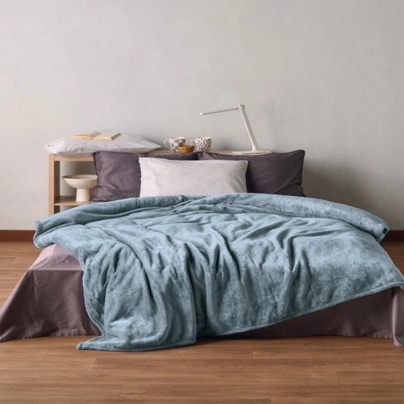 Κουβέρτα Yolanda 19 Denim Kentia Ημίδιπλο 180x220cm Πολυέστερ