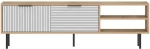 Έπιπλο Τηλεόρασης Venus 327ODS1324 150x30x45cm Oak-White