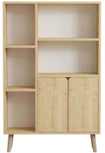 Βιβλιοθήκη Lumo 835PUQ5322 25x50x120cm Oak