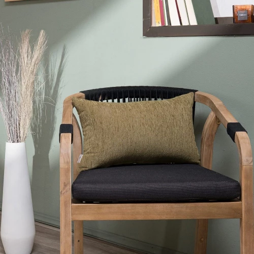 Μαξιλαροθήκη Διακοσμητική Basic 15 Olive Teoran 30X50 Βαμβάκι-Πολυέστερ