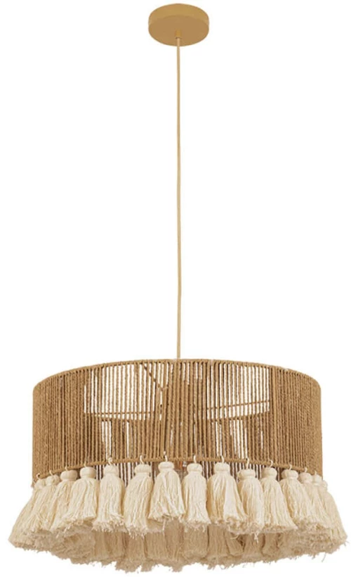 Φωτιστικό Οροφής 25334 Φ40x27cm 1xE27 40W Natural-Beige
