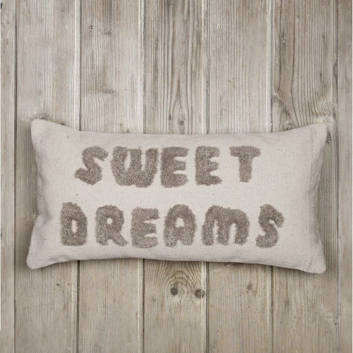 Μαξιλαροθήκη Διακοσμητική Sweet Dreams 30x60 Beige Nima 30X60 100% Βαμβάκι