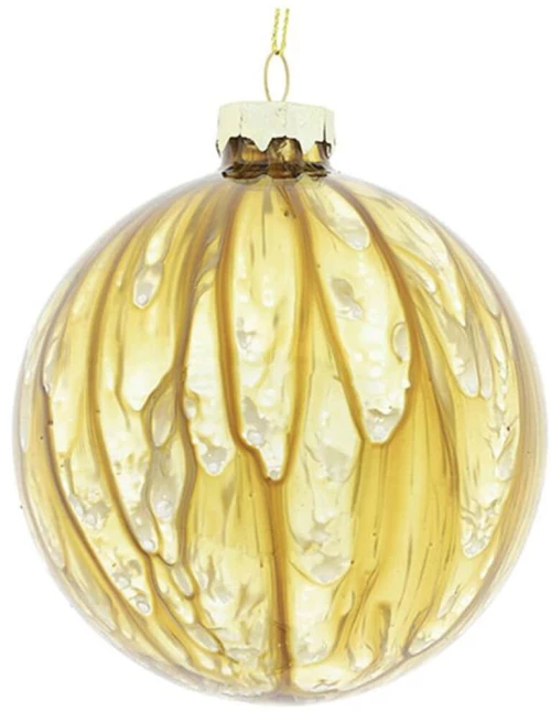 Χριστουγεννιάτικη Μπάλα 013.781491 Φ10cm Gold