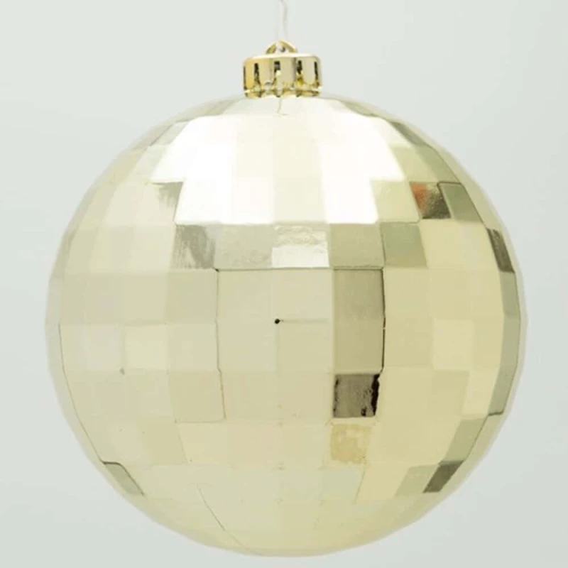 Χριστουγεννιάτικες Μπάλες Disco (Σετ 2Τμχ) 600-47763 15cm Gold