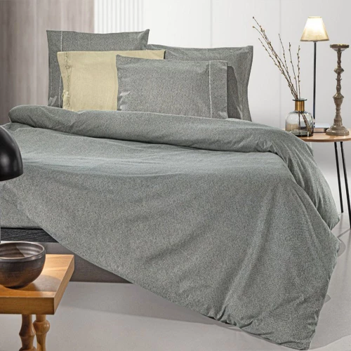 Σεντόνια Φανελένια Avanti (Σετ 4τμχ) Dark Grey Guy Laroche King Size 270x265cm 100% Βαμβάκι