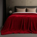 Κουβέρτα Βελουτέ 2836 Redwine Astron Υπέρδιπλo 220x240cm Πολυέστερ