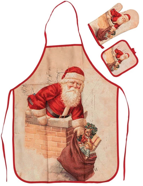 Σετ Κουζίνας Χριστουγεννιάτικο (Σετ 3Τμχ) 23680 Multi