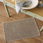 Πατάκι Μπάνιου Gerardo 43 Taupe Kentia 50 X 80 100% Βαμβάκι