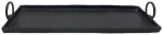 Διακοσμητικός Δίσκος Angolo 028997 75x24x3cm Black Αλουμίνιο