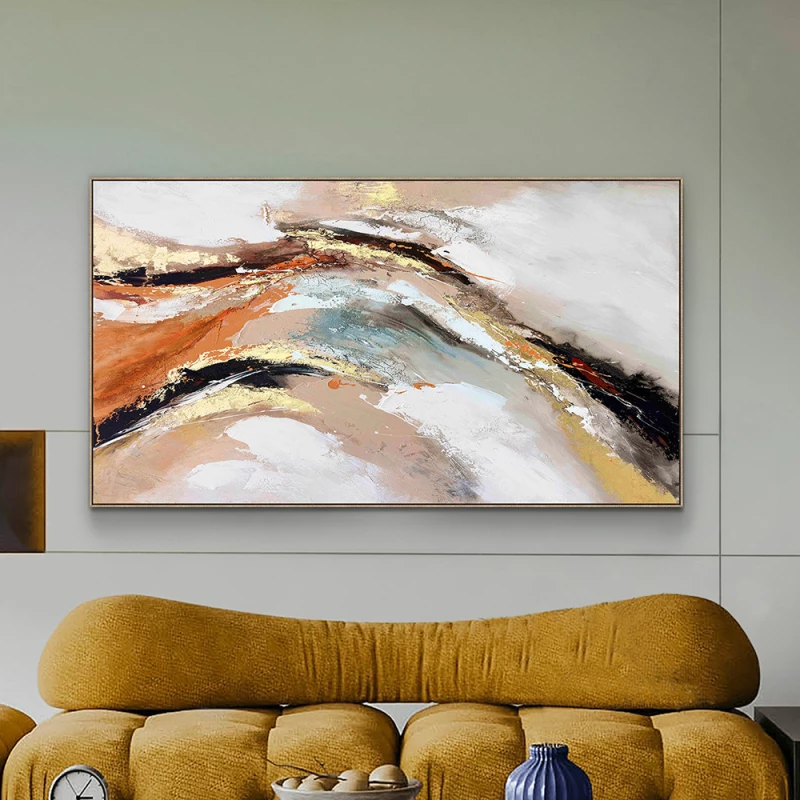 Πίνακας αφηρημένος ακρυλικός σε καμβά 100x180cm Schuller 518918