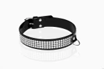 Whips Women's collar with crystalls