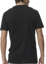 Ανδρικό T-shirt Adidas - Μαύρο - Logo - 3 pack - Regular Fit - Cotton - V-Neck