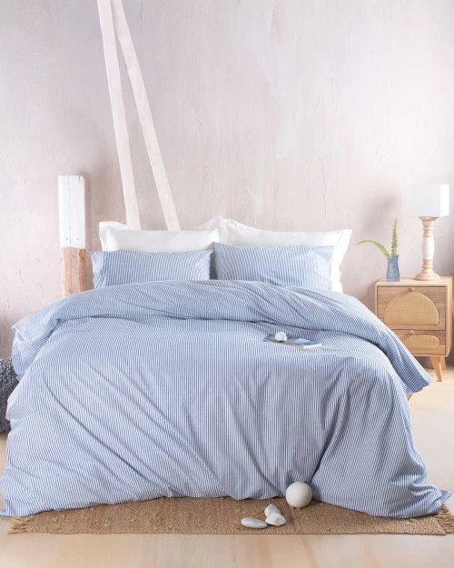 MOTIV ΜΠΛΕ ΣΚΟΥΡΟ - ΣΕΤ ΚΟΥΒΕΡΛΙ SYMBOL ΗΜΙΔΙΠΛΟ (160X240)