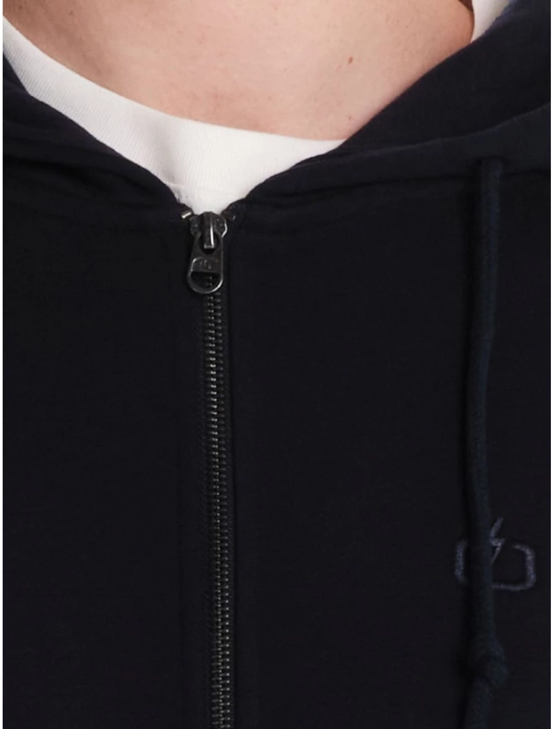 EMERSON Ανδρική μπλέ navy ζακέτα, φλις fleece 242.EM21.89 navy blue ..