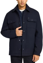 FUNKY BUDDHA Ανδρικό μπλέ μπουφάν FBM012-062-01 NAVY
