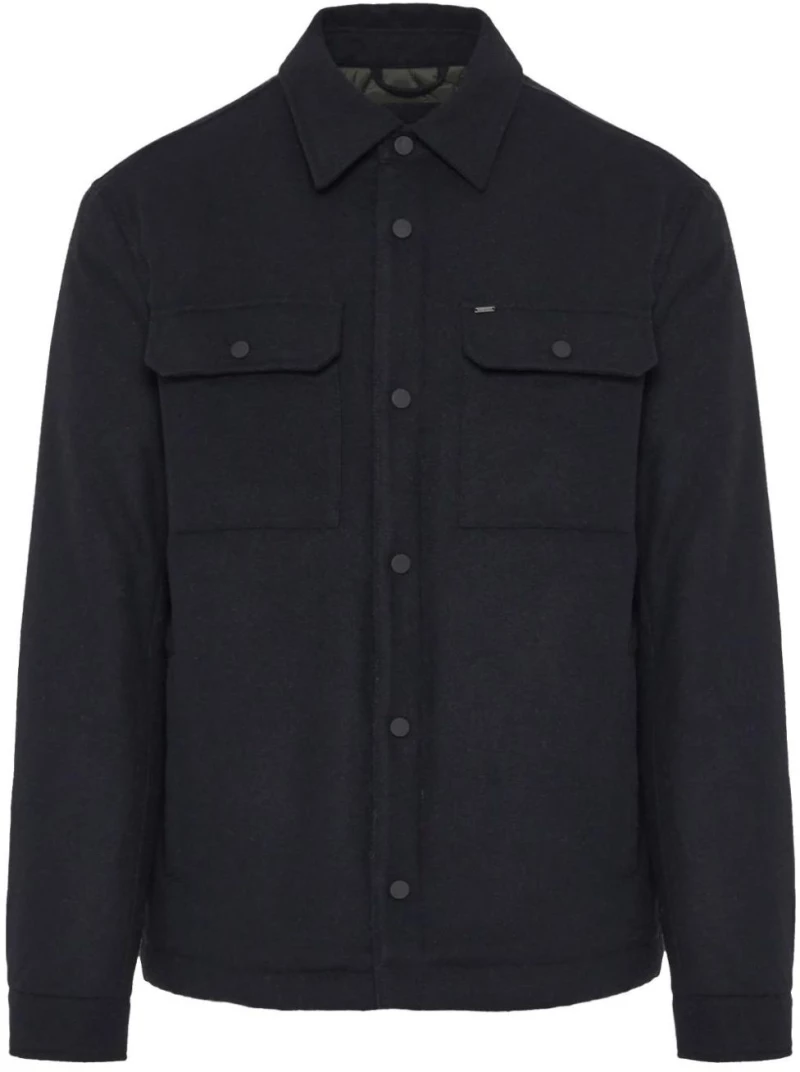 FUNKY BUDDHA Ανδρικό μπλέ μπουφάν FBM012-062-01 NAVY