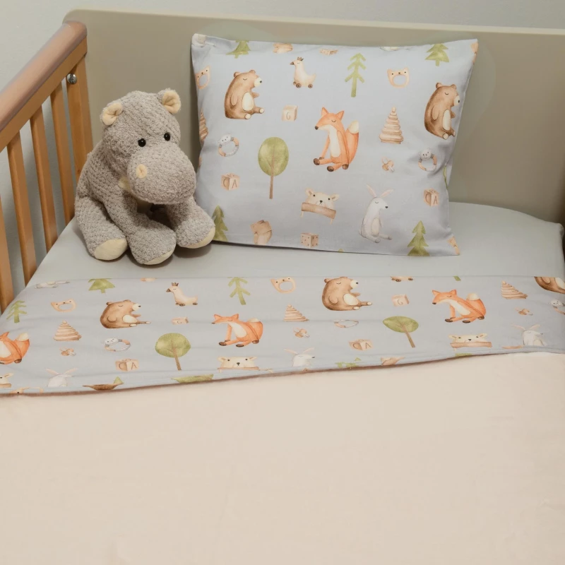 Baby Oliver Κουβέρτα Λίκνου Διπλής Όψης 75x95 46-6735/427