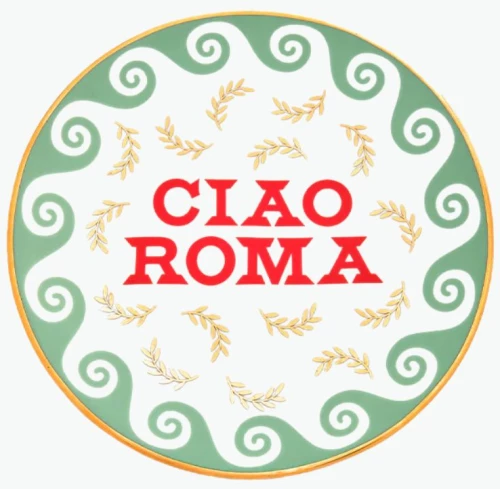 Πιάτο από Πορσελάνη Bitossi Ciao Roma Porcelain Plate