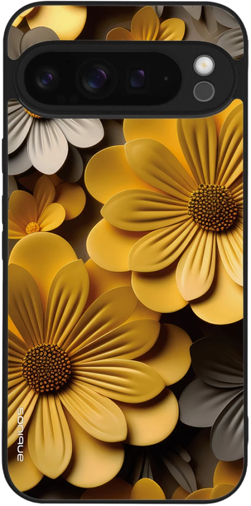 Θήκη Sonique 3D Flower Series για Google Pixel 9 Pro XL 5G Κίτρινο